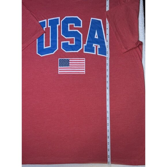 Mad Engine XL USA American Flag Patriotic Graphic Tee Red T-Shirt NWT - Picture 2 of 3